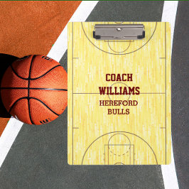 Carpeta De Pinza Corte de Baloncesto Personalizada