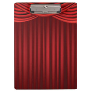 Carpeta De Pinza Cortinas rojas de la etapa