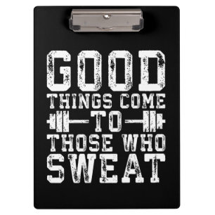 Carpeta De Pinza Cosas Buenas Llegan A Los Que Sudan - Inspiración