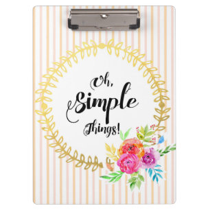 Carpeta De Pinza ¡Cosas Simples!