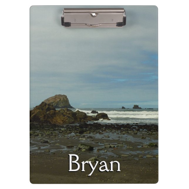 Carpeta De Pinza Costa del Pacífico en el Parque Nacional Redwood (Anverso)