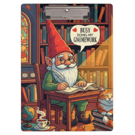 Carpeta De Pinza Cosy gnome haciendo su gnometría