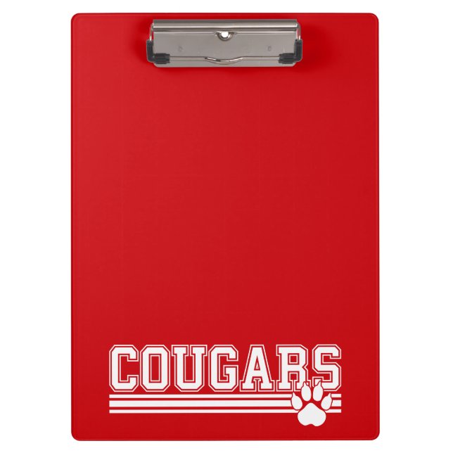 Carpeta De Pinza Cougars (Anverso)