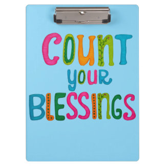 Carpeta De Pinza Count your Blessings