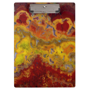 Carpeta De Pinza Crayola Jasper rojo y amarillo
