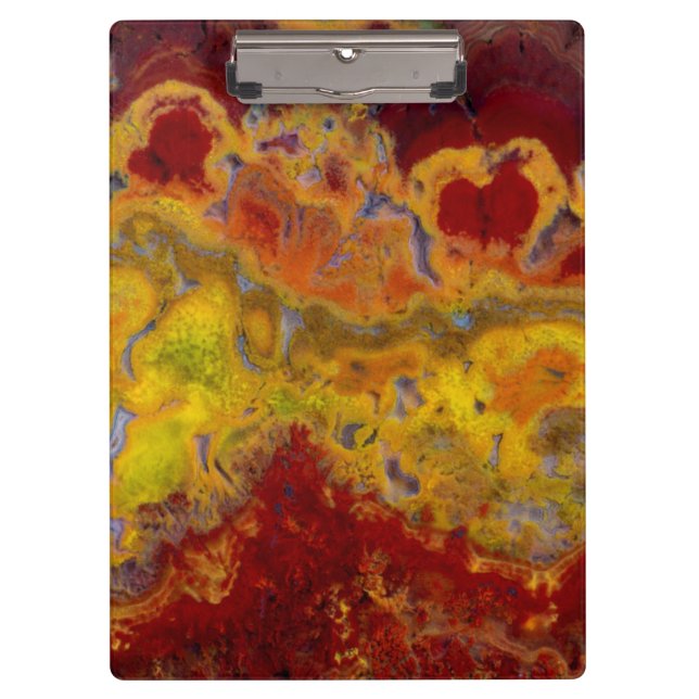 Carpeta De Pinza Crayola Jasper rojo y amarillo (Anverso)
