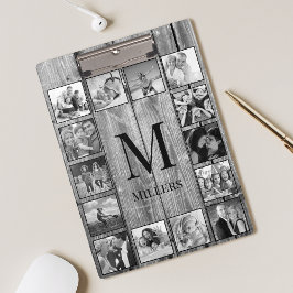 Carpeta De Pinza Crea tu Collage de fotos Personalizado Rustic Farm