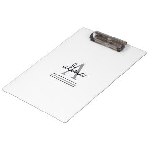 Carpeta De Pinza Crea tu propio monograma personalizado