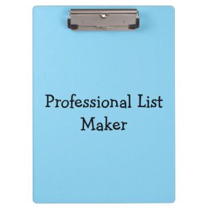 Carpeta De Pinza Creador de listas profesional