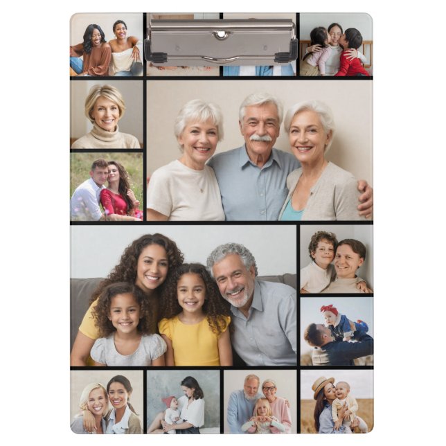 Carpeta De Pinza Crear su propio Collage de fotos de 14 (Anverso)