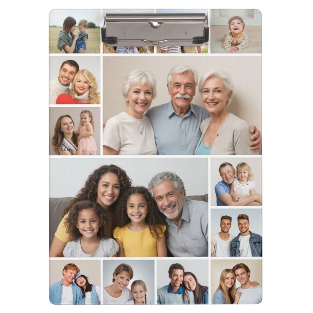 Carpeta De Pinza Crear su propio Collage de fotos de 14 (Anverso)