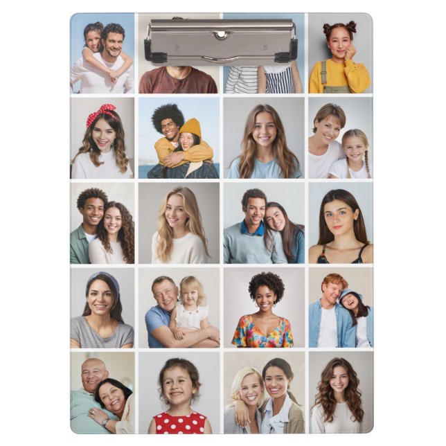 Carpeta De Pinza Crear su propio Collage de fotos de 20 (Anverso)