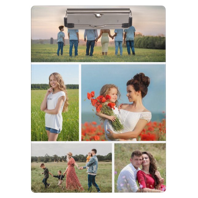 Carpeta De Pinza Crear su propio Collage de fotos de 5 (Anverso)