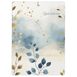 Carpeta De Pinza Create Your Own Golden Summer Leaves Minimalist