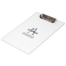 Carpeta De Pinza Create Your Own Personalize Monogram