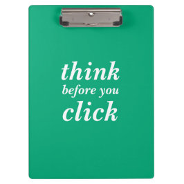 Carpeta De Pinza Create Your Own | think before you click |