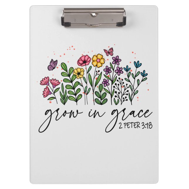 Carpeta De Pinza Crecer en Grace (Anverso)