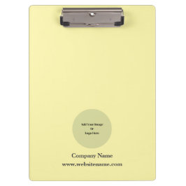 Carpeta De Pinza Crema personalizada simple Personalizado