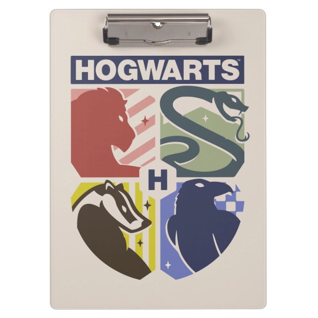 Carpeta De Pinza Crestón Estampado Vintage HOGWARTS™ (Anverso)