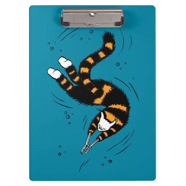 Carpeta De Pinza Criatura de Gato Divertida Esqueleto Manos Nadando (Anverso)
