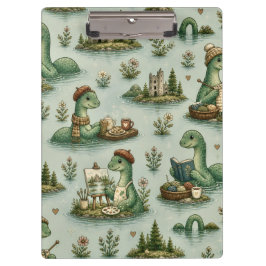 Carpeta De Pinza Criptídeos Acogedores Nessie Monstruo del Lago Nes