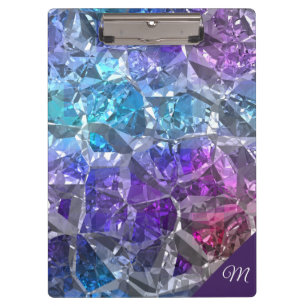 Carpeta De Pinza Cristal multicolor