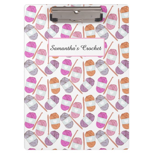 Carpeta De Pinza Crochet Craft Yarn (Anverso)