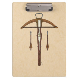 Carpeta De Pinza Crossbow medieval con pernos