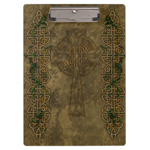 Carpeta De Pinza Cruz céltica y nudos célticos