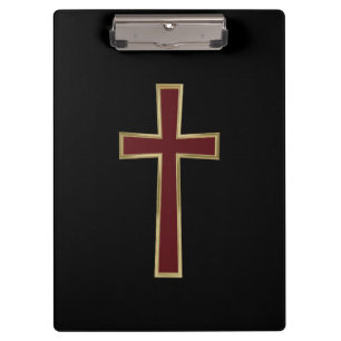 Carpeta De Pinza Cruz cristiana