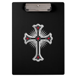 Carpeta De Pinza Cruz cristiana