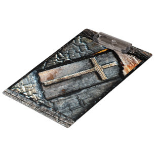 Carpeta De Pinza Cruz de Protección