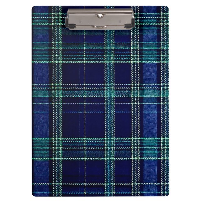 Carpeta De Pinza Cuaderno de cuadros escoceses (Anverso)