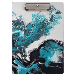 Carpeta De Pinza Cuaderno de fotos en espiral abstracto Vawes