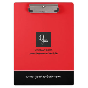 Carpeta De Pinza Cuaderno de negocios con logotipo personalizado de