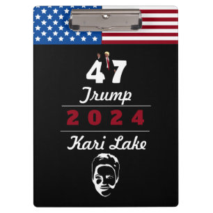 Carpeta De Pinza Cuaderno de Trump Kari Lake 2024