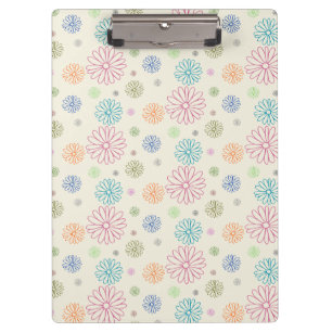 Carpeta De Pinza Cuaderno Retrocolorido con forma de corazón y marg