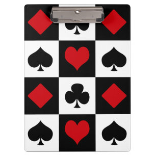 Carpeta De Pinza Cuatro trajes de cartas