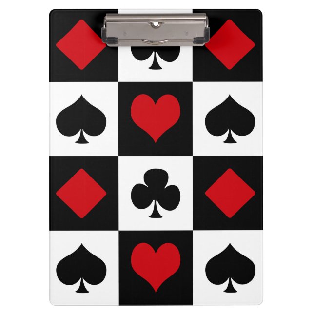 Carpeta De Pinza Cuatro trajes de cartas (Anverso)