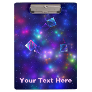 Carpeta De Pinza Cubos cósmicos