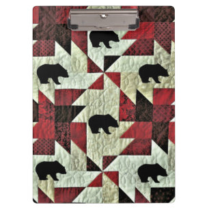 Carpeta De Pinza Cuello de oso negro
