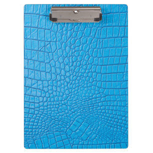 Carpeta De Pinza Cuero azul cielo