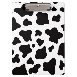 Carpeta De Pinza Cuero de vaca negro y blanco granja moderna rústic