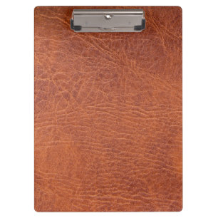 Carpeta De Pinza Cuero marrón