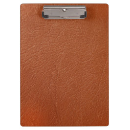 Carpeta De Pinza Cuero marrón