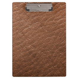 Carpeta De Pinza Cuero marrón