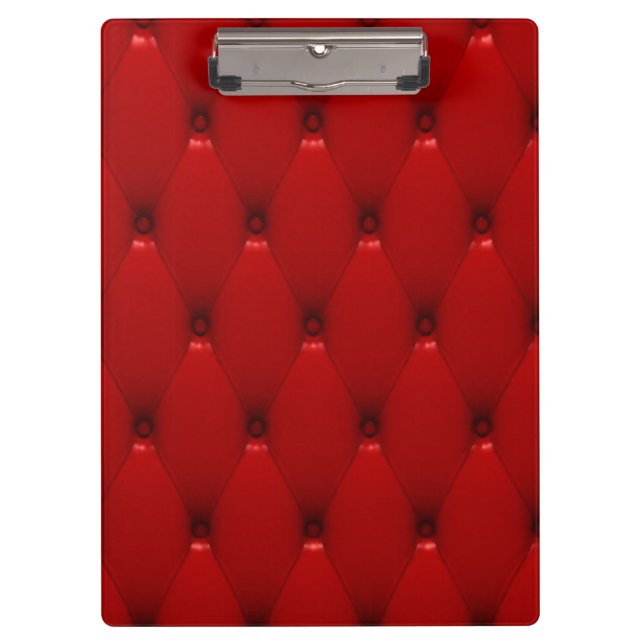 CARPETA DE PINZA CUERO ROJO (Anverso)