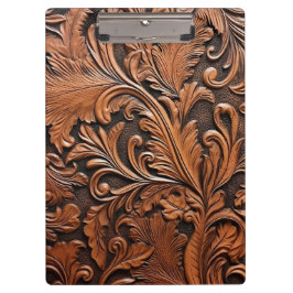 Carpeta De Pinza Cuero rústico