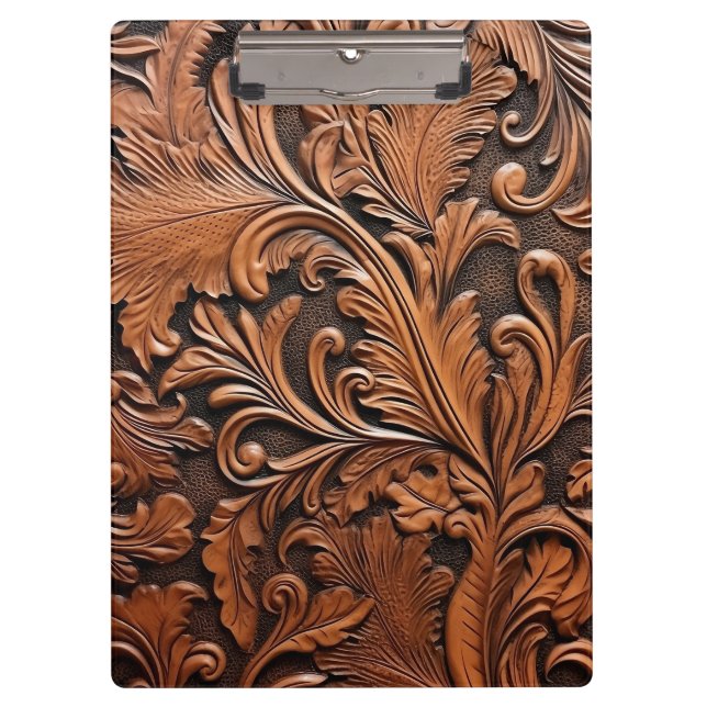 Carpeta De Pinza Cuero rústico (Anverso)