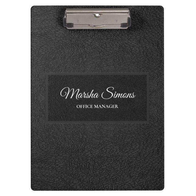 Carpeta De Pinza Cuero simple (Anverso)